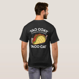 Camiseta del gato - el CAT del TACO deletreado al