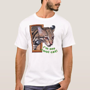 Camiseta del "gato fresco" del Ocelot