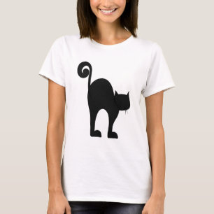 Camiseta del gato negro
