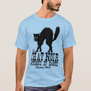Camiseta del gato negro