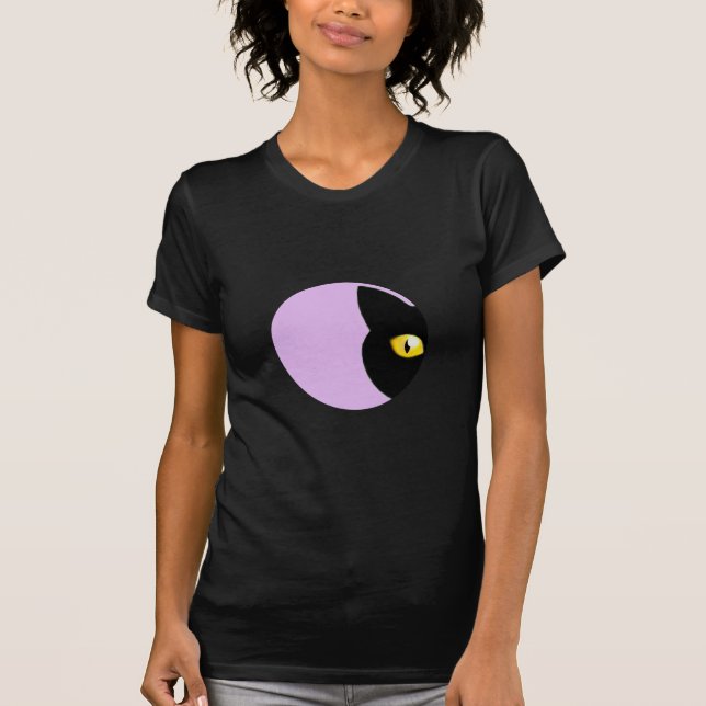 Camiseta del gato negro (Anverso)