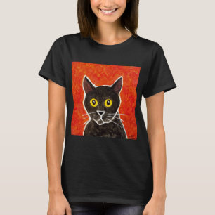 Camiseta del gato negro