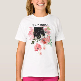 Camiseta del gato negro