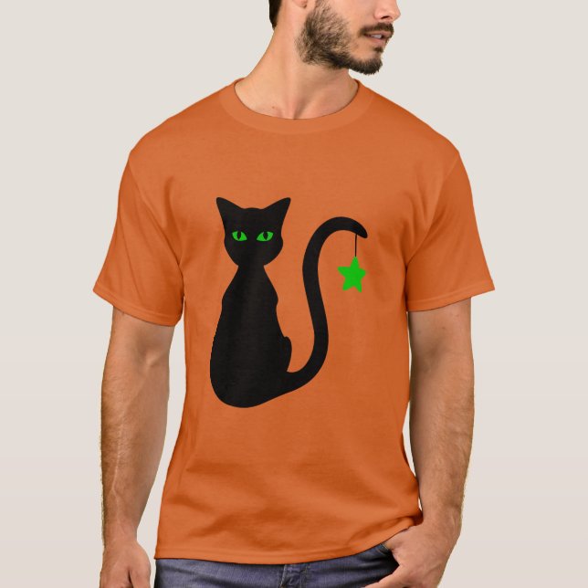 Camiseta del gato negro (Anverso)