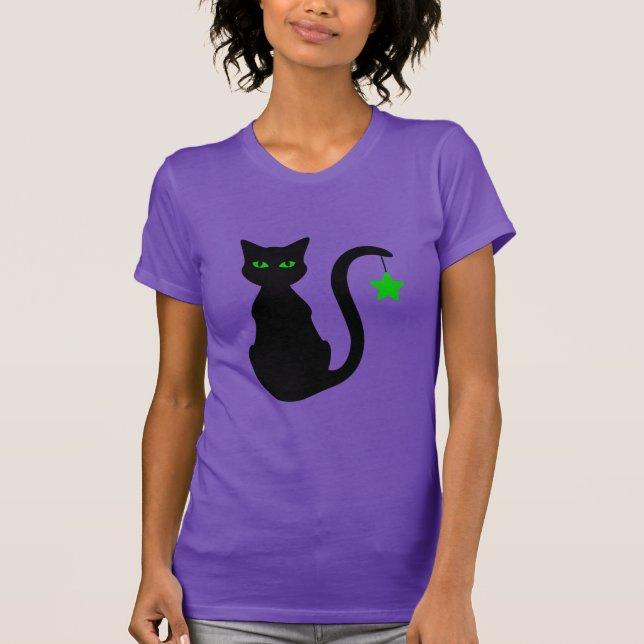 Camiseta del gato negro (Anverso)