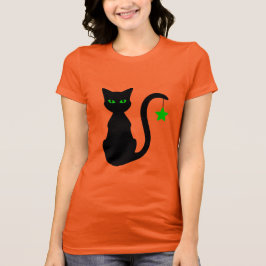 Camiseta del gato negro