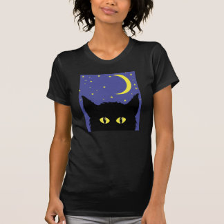 Camiseta del gato negro