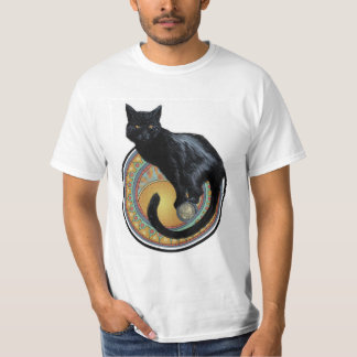 Camiseta del gato negro de Wolverton
