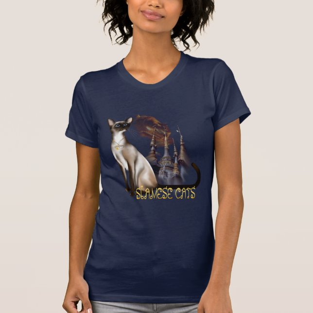 Camiseta del gato siamés (Anverso)