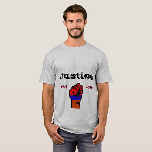 Camiseta del Genocidio Armenio (Anverso completo)