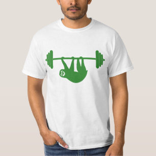 Camiseta del gimnasio de la pereza (verde)