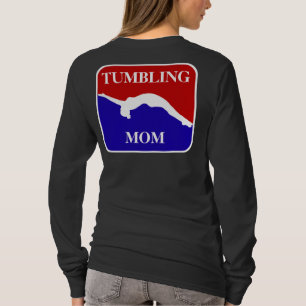 Camiseta del gimnasta de la mamá que cae