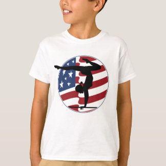 Camiseta del gimnasta de los E.E.U.U.