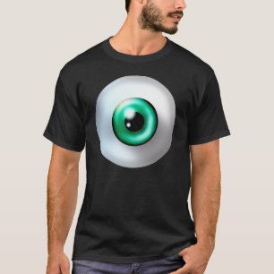 Camiseta del globo del ojo