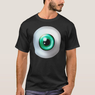 Camiseta del globo del ojo