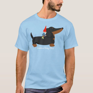 Camiseta del gnomo del Dachshund