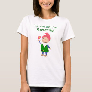 Camiseta del gnomo del jardín