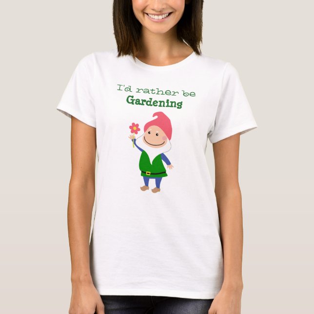 Camiseta del gnomo del jardín (Anverso)