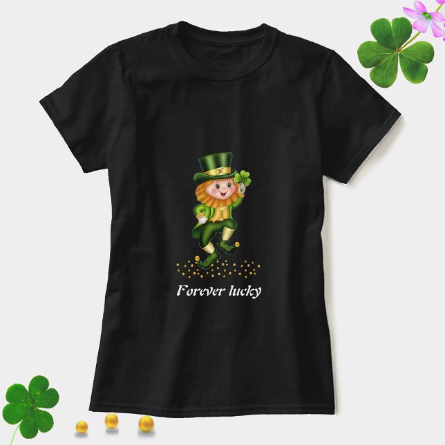 Camiseta del Gnomo Verde Siempre Afortunado (Subido por el creador)