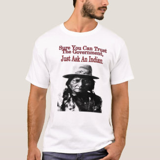 Camiseta del gobierno de la confianza