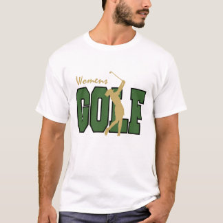 Camiseta del golf de las mujeres