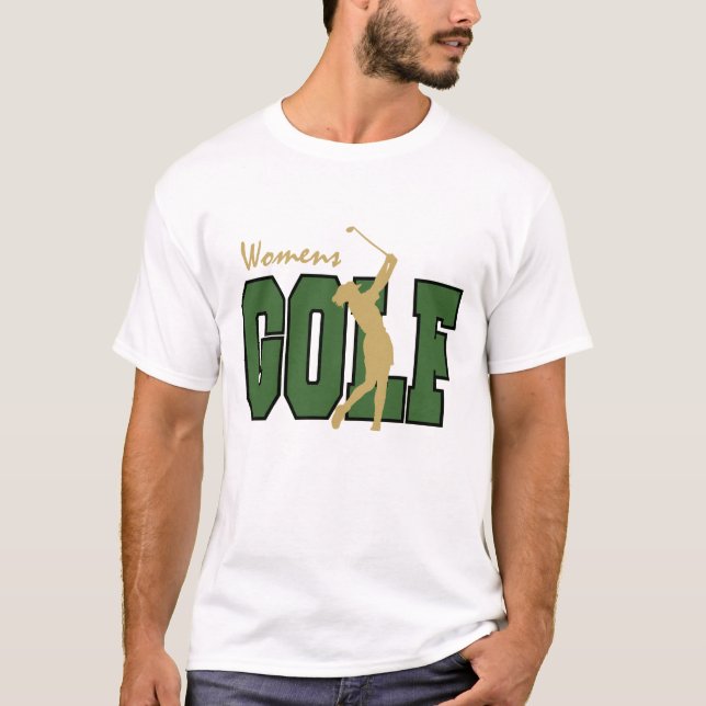 Camiseta del golf de las mujeres (Anverso)