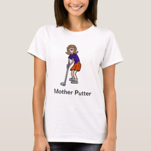 Camiseta del golf de las mujeres divertidas del