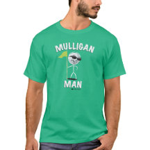 CAMISETA DEL GOLF DEL HOMBRE DEL MULLIGAN