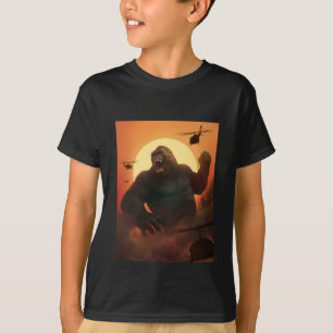 Camiseta del gorila del niño