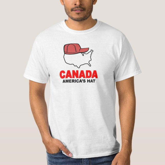 Camiseta del gorra de Canadá, América (Anverso)