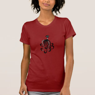 Camiseta del gótico del pulpo