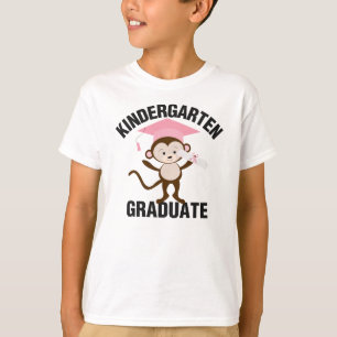 Camiseta del graduado de la guardería del rosa y