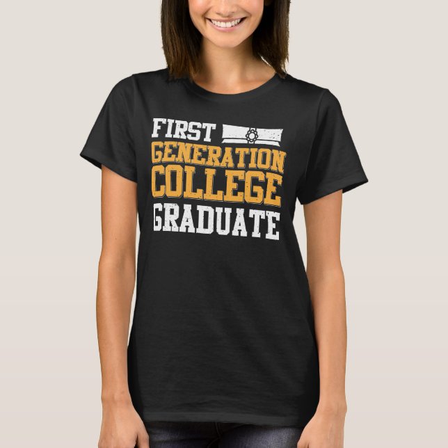 Camiseta del graduado de la universidad de la (Anverso)