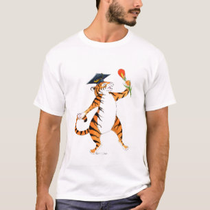 Camiseta del graduado del tigre