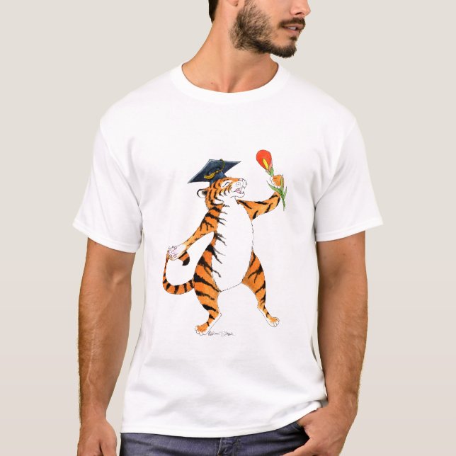 Camiseta del graduado del tigre (Anverso)