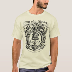 Camiseta del gráfico del árbol de la libertad