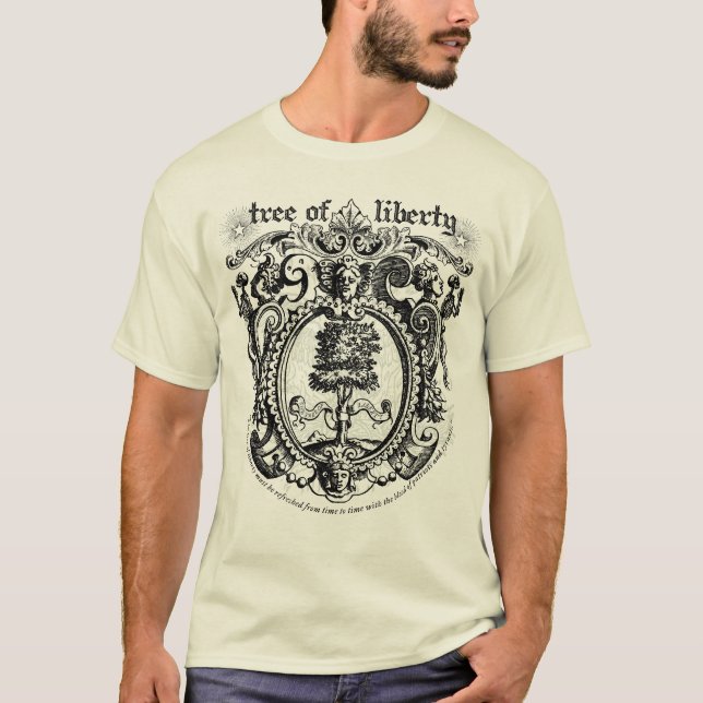 Camiseta del gráfico del árbol de la libertad (Anverso)