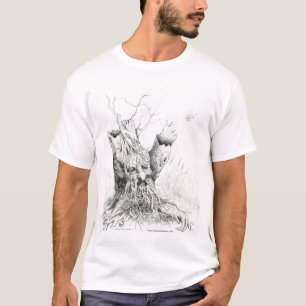 Camiseta Del "grafito del alcohol del árbol viejo hombre"