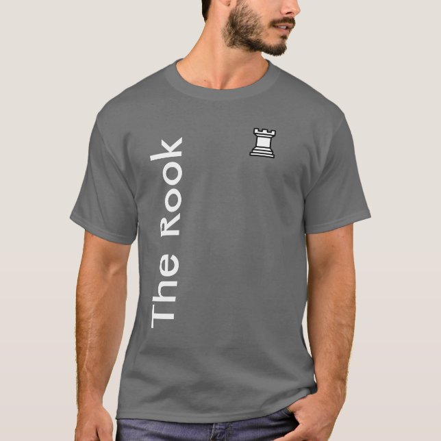 Camiseta del grajo del ajedrez (Anverso)