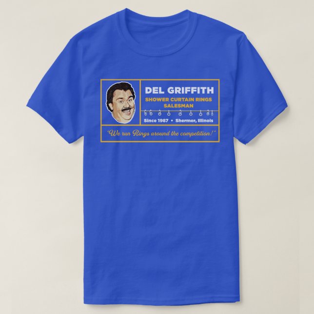 Camiseta Del Griffith Cortina Cortina Cortina Salesman (Diseño del anverso)