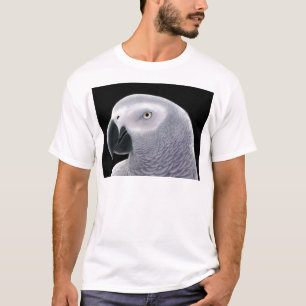 Camiseta del gris africano