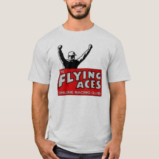 Camiseta del gris de los as de vuelo