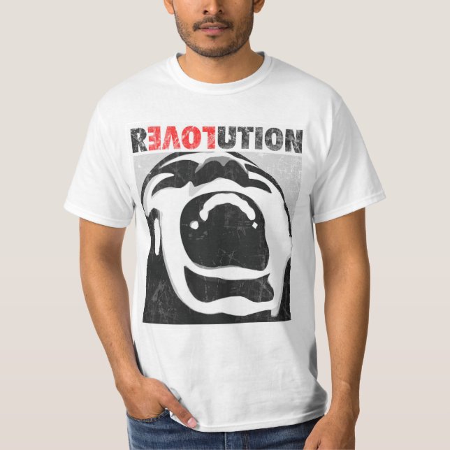 Camiseta del grito del amor de la revolución (Anverso)