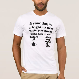 Camiseta del Groomer del mascota