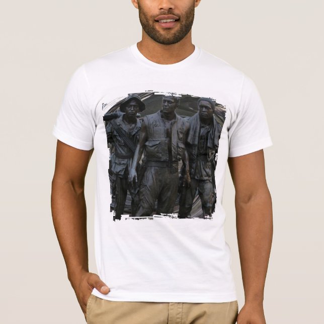 Camiseta del Grunge 4 del monumento de guerra de (Anverso)