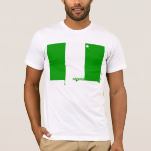 Camiseta del Grunge de Nigeria