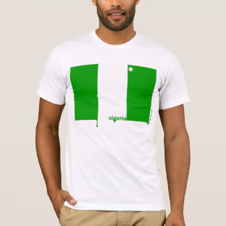 Camiseta del Grunge de Nigeria