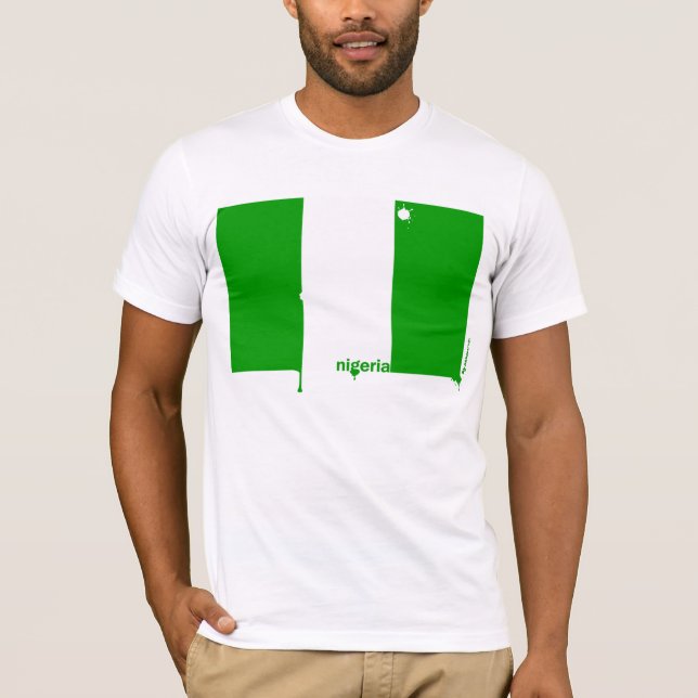 Camiseta del Grunge de Nigeria (Anverso)