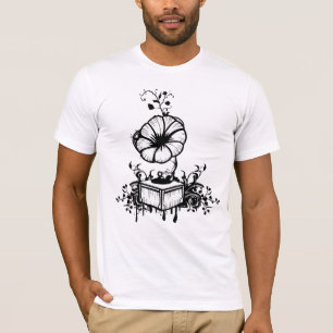 camiseta del grunge del gramaphone