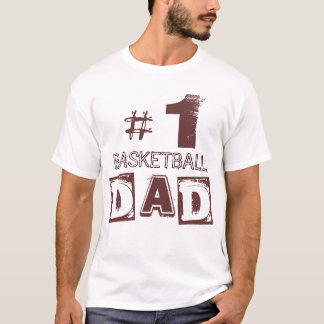 Camiseta del Grunge del papá del BALONCESTO del